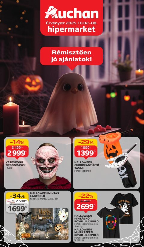 AUCHAN Hipermarket akciós újság od 2. 10. 2025 do 9. 10. 2025