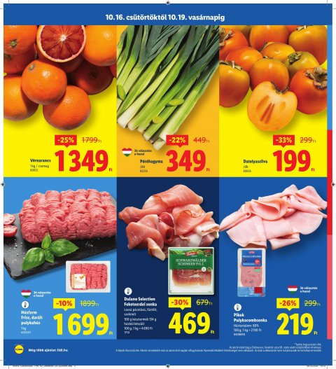 LIDL Regionális akciós újság