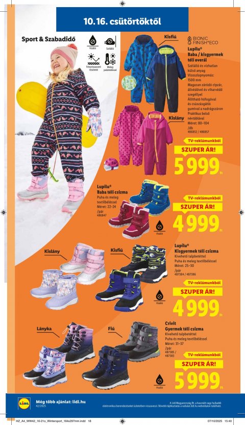 LIDL Nonfood akciós újság