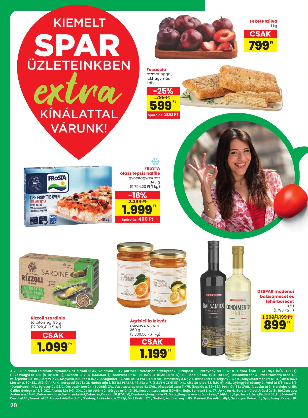 SPAR Extra akciós újság od 16. 10. 2025 do 22. 10. 2025