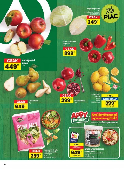SPAR akciós újság