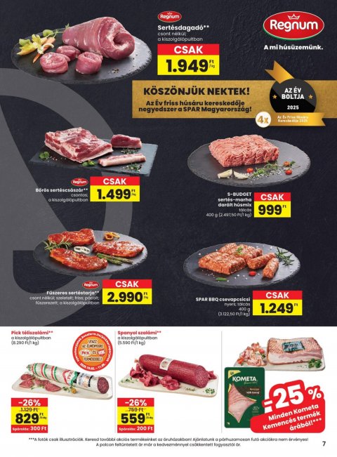 SPAR akciós újság