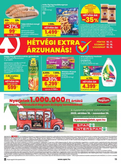 SPAR akciós újság