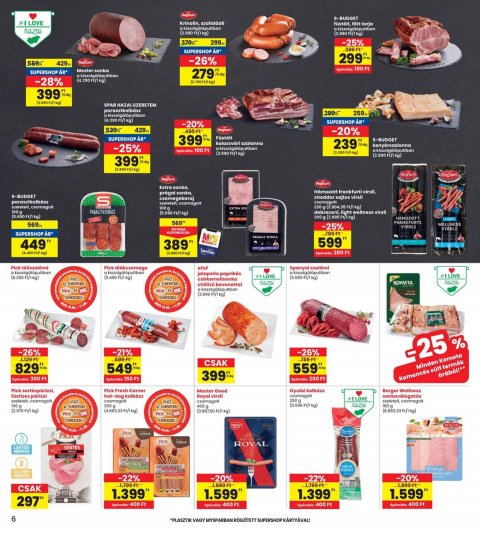 INTERSPAR akciós újság