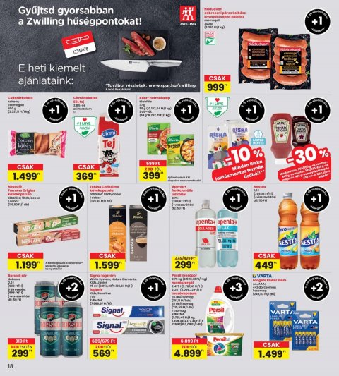 INTERSPAR akciós újság