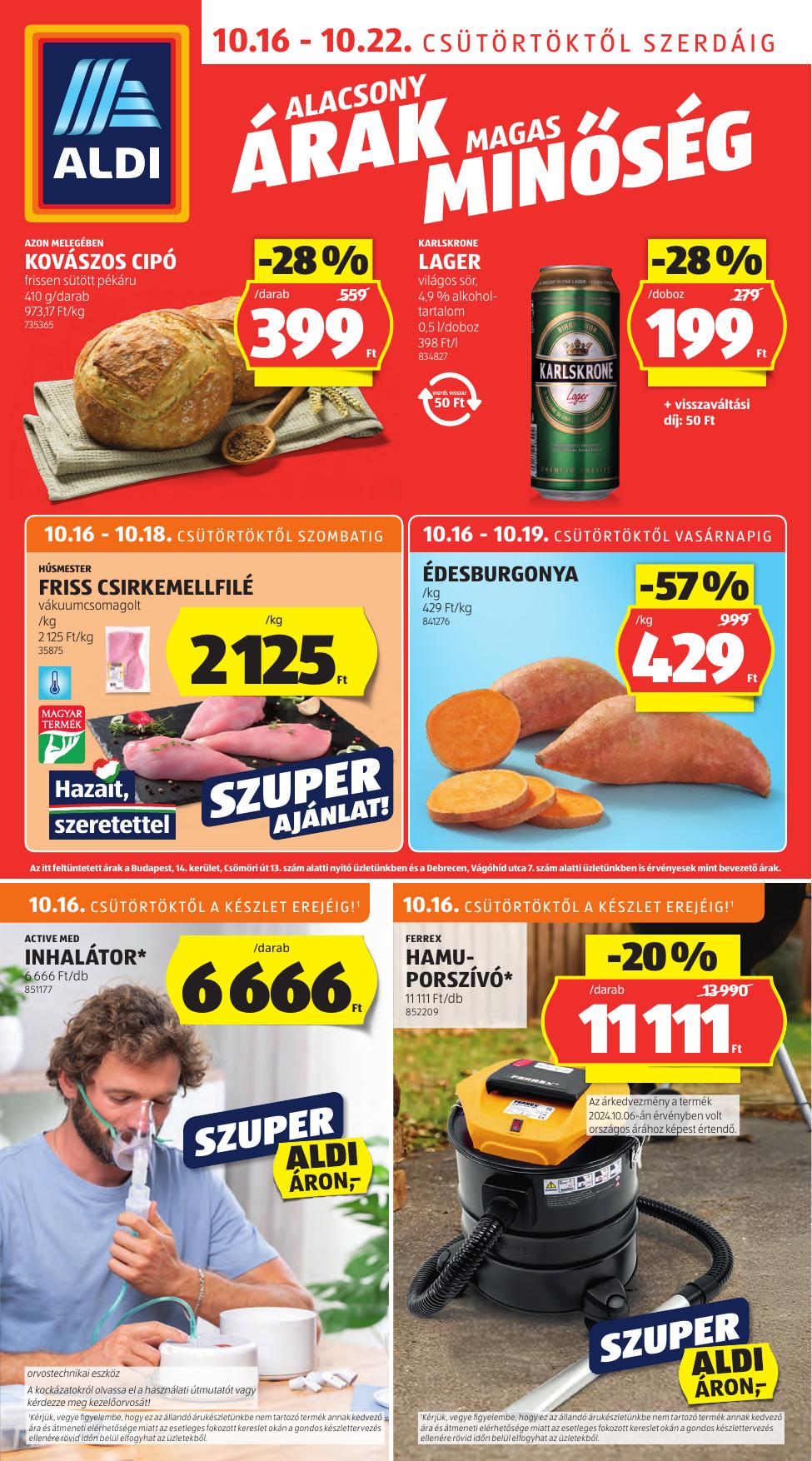 ALDI akciós újság od 16. 10. 2025 do 22. 10. 2025