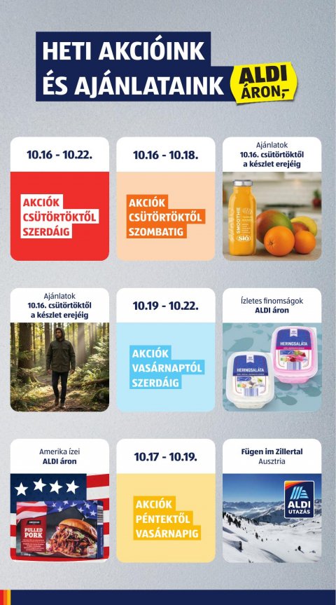 ALDI akciós újság