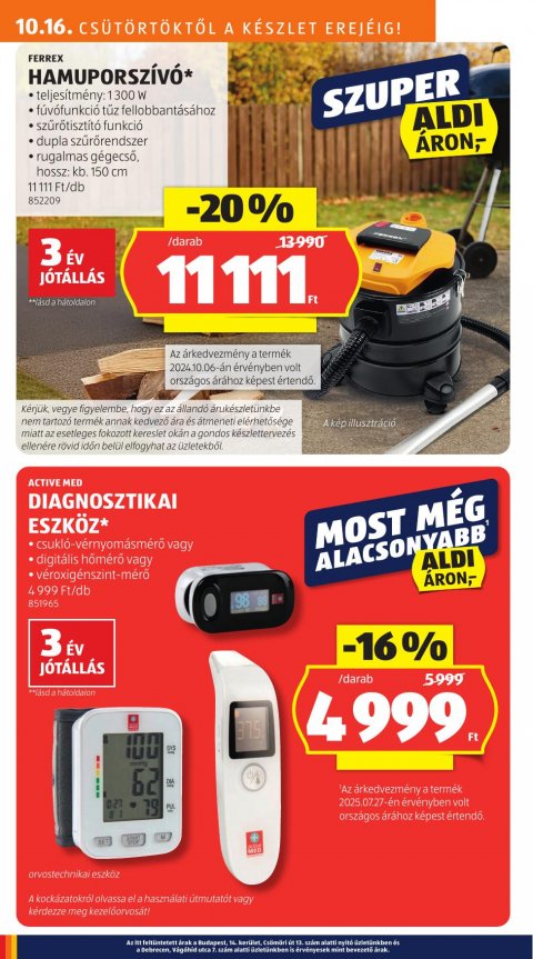 ALDI akciós újság