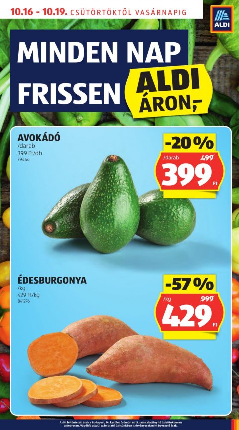 ALDI akciós újság
