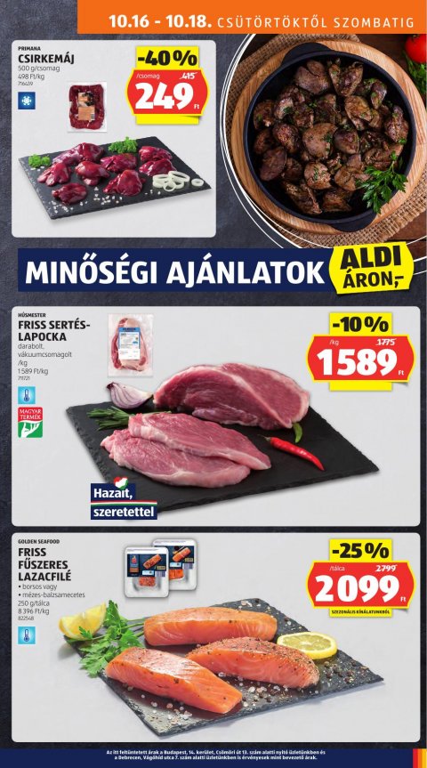ALDI akciós újság