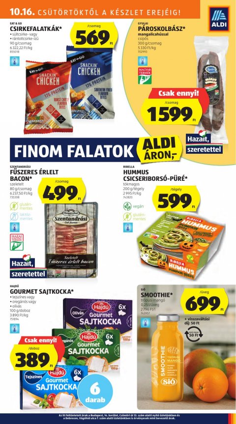 ALDI akciós újság