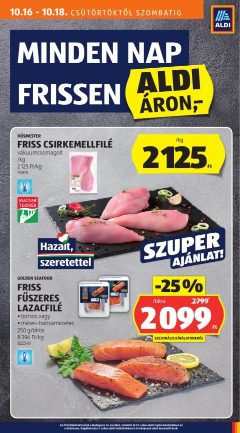 ALDI akciós újság