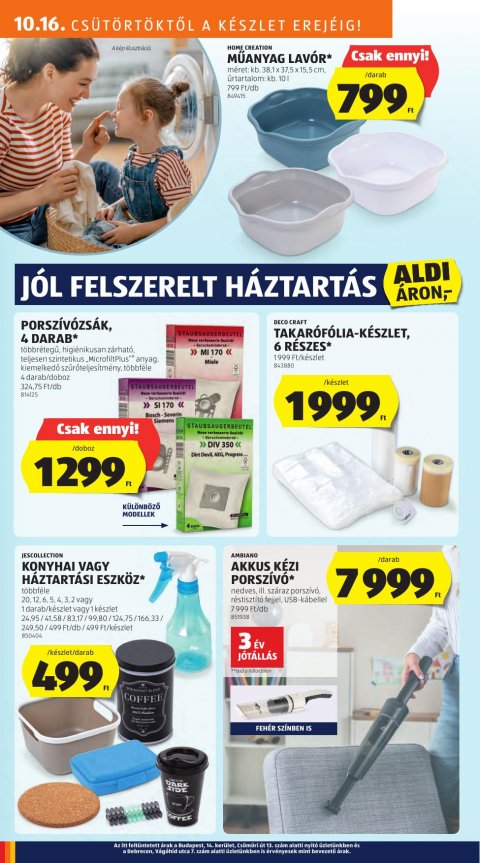 ALDI akciós újság