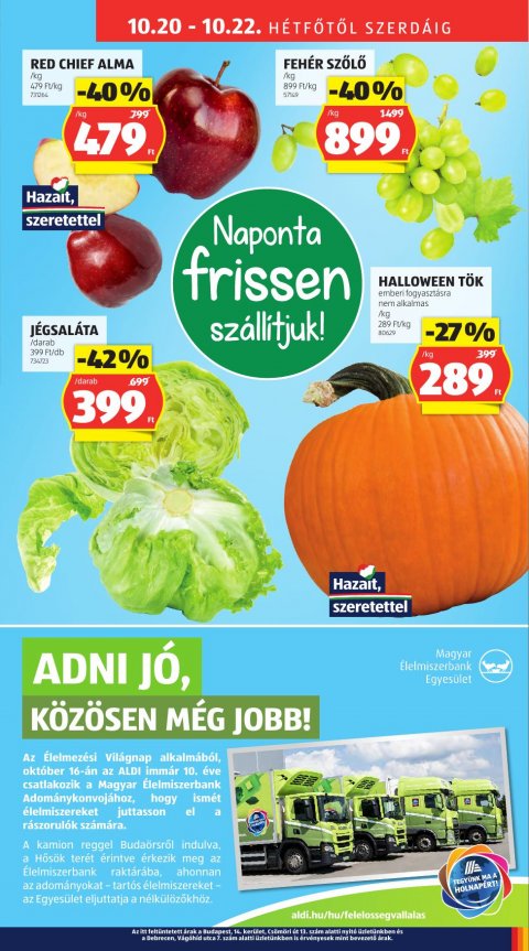 ALDI akciós újság