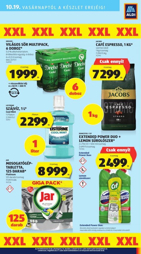 ALDI akciós újság
