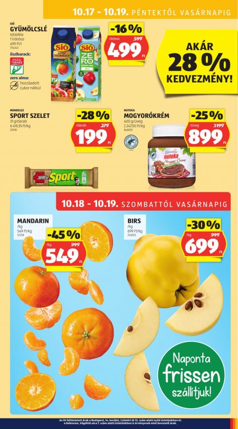 ALDI akciós újság