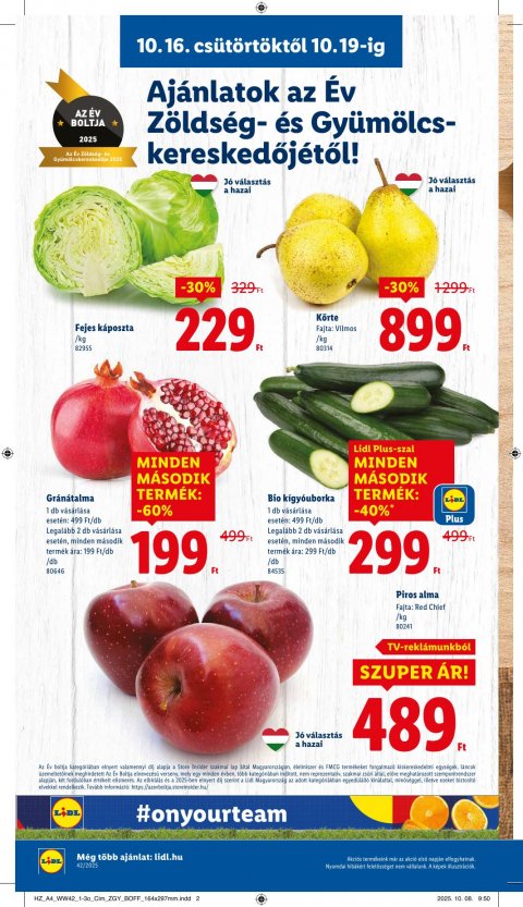LIDL akciós újság