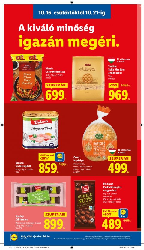 LIDL akciós újság