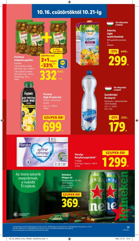 LIDL akciós újság