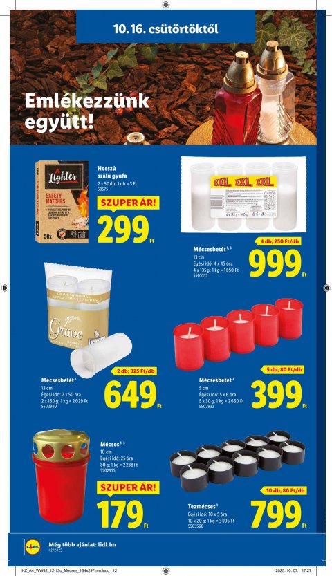 LIDL akciós újság
