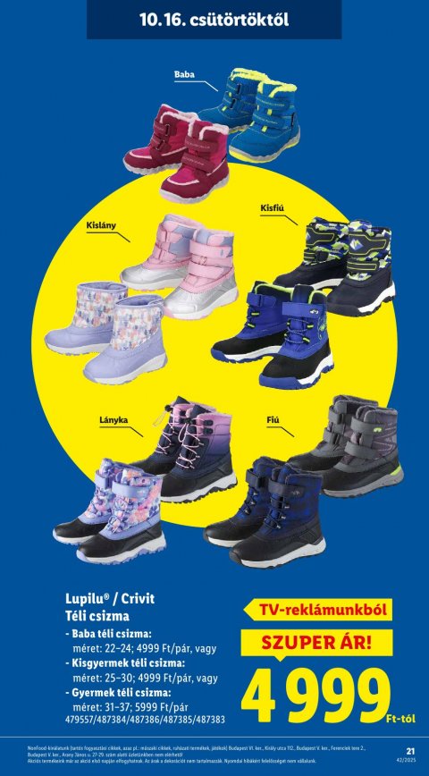 LIDL akciós újság