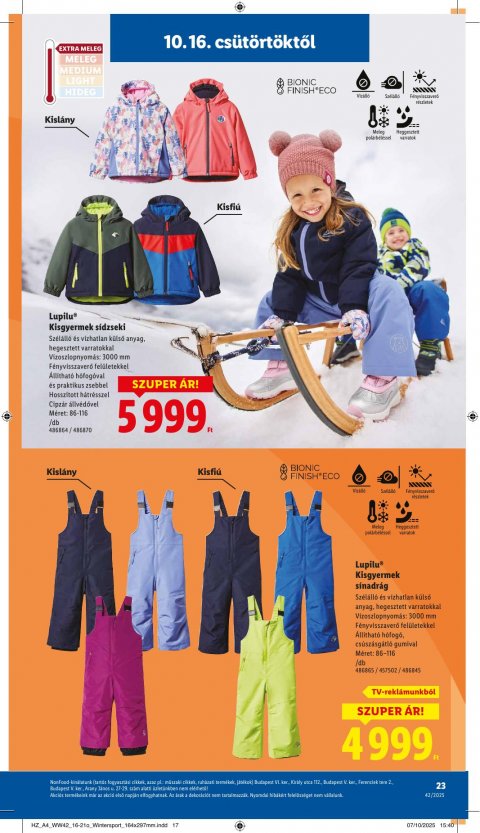 LIDL akciós újság