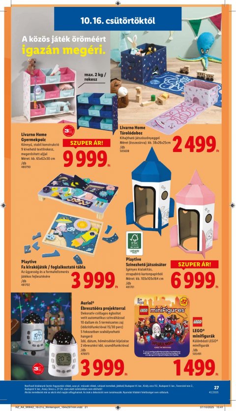 LIDL akciós újság