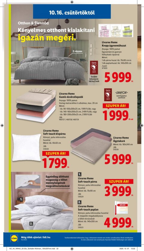 LIDL akciós újság