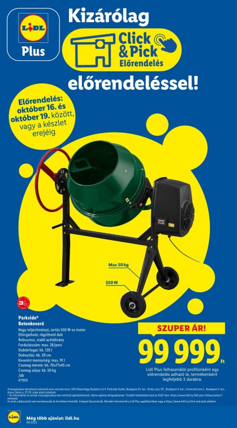 LIDL akciós újság