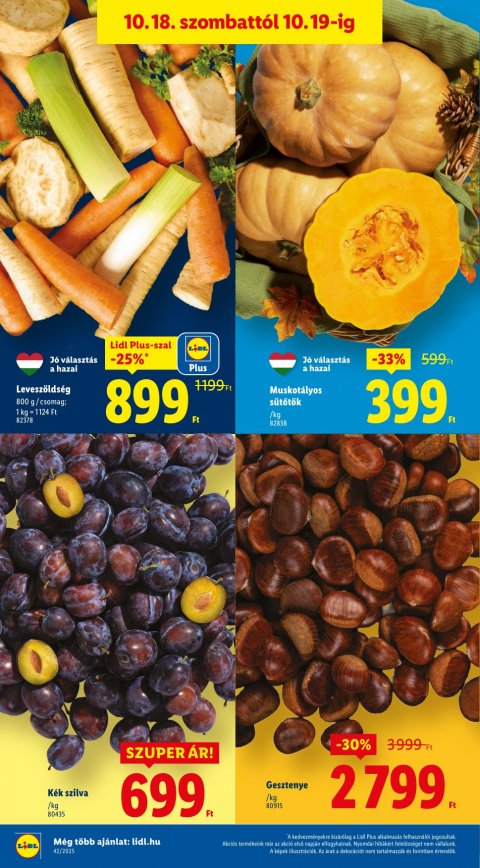 LIDL akciós újság