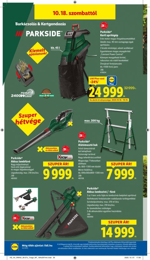 LIDL akciós újság