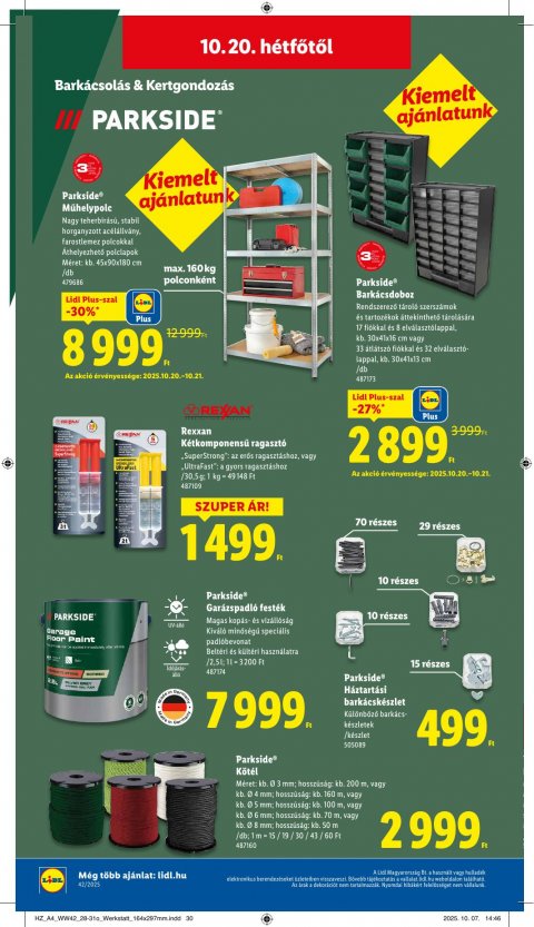 LIDL akciós újság