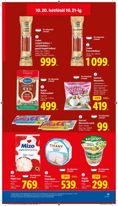 LIDL akciós újság