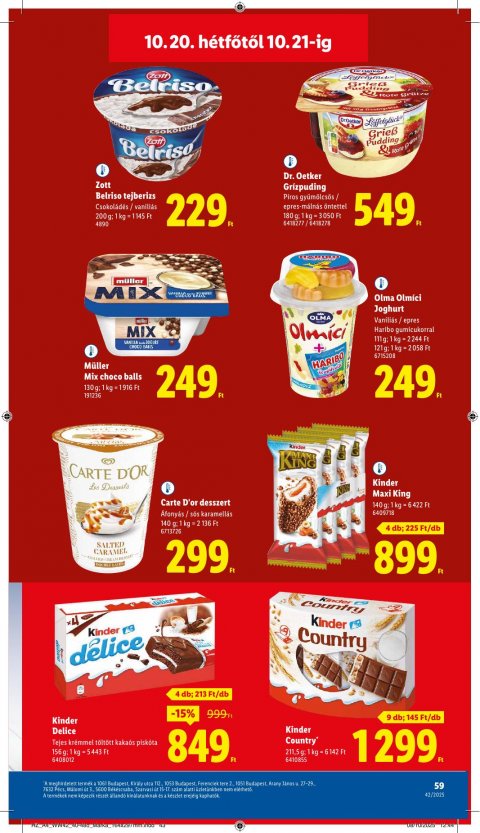 LIDL akciós újság
