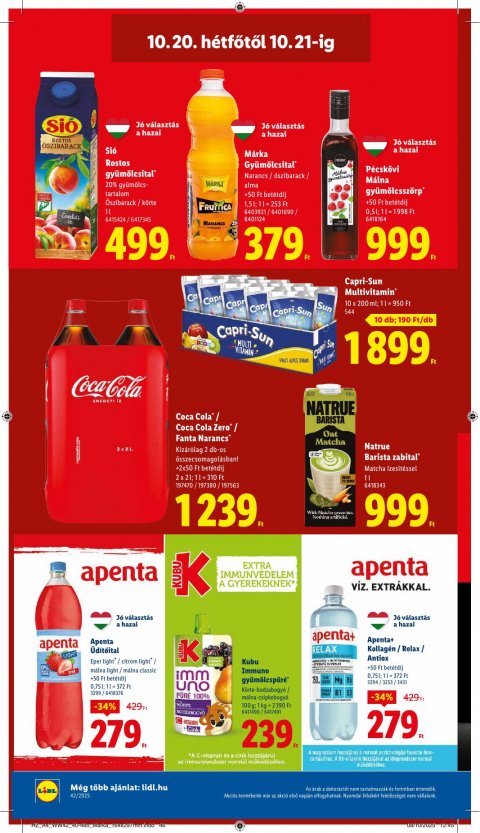 LIDL akciós újság
