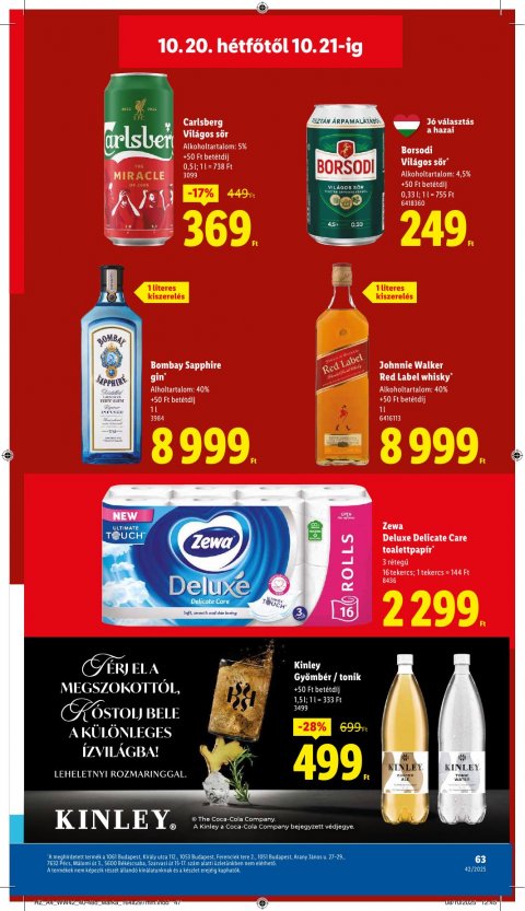 LIDL akciós újság