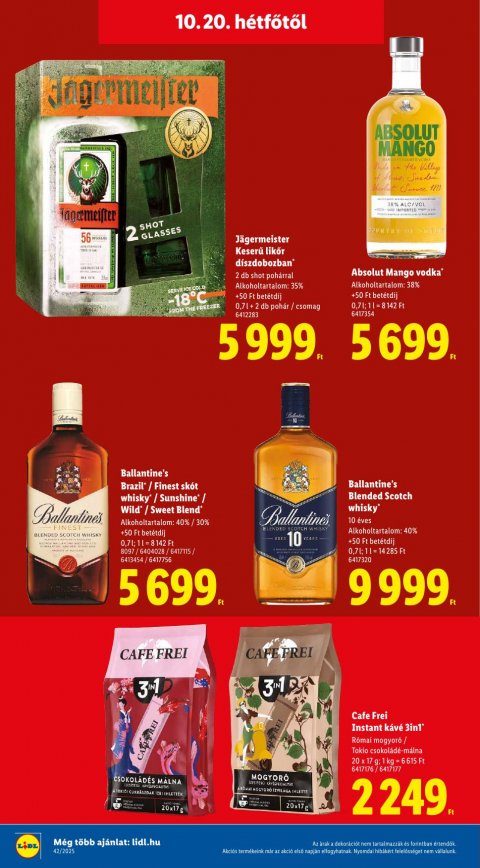 LIDL akciós újság