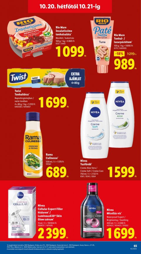 LIDL akciós újság