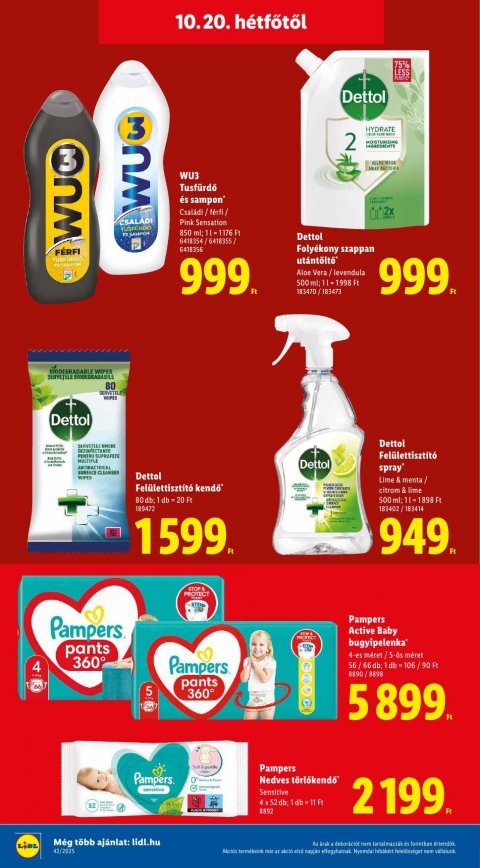 LIDL akciós újság