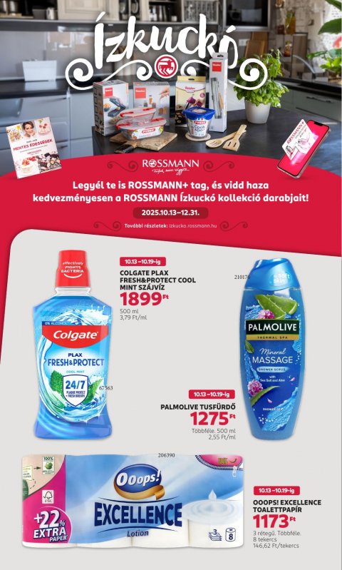ROSSMANN akciós újság od 13. 10. 2025 do 19. 10. 2025