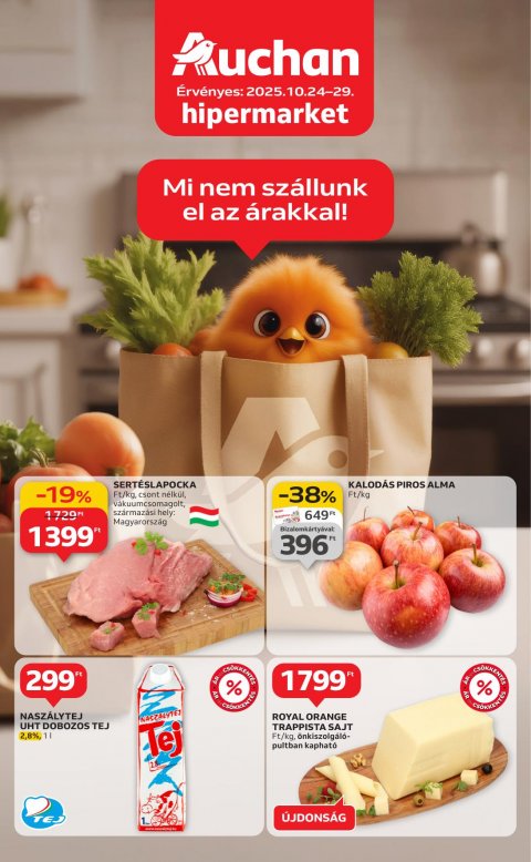 AUCHAN Hipermarket akciós újság od 23. 10. 2025 do 29. 10. 2025