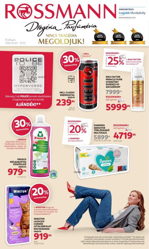 ROSSMANN akciós újság od 20. 10. 2025 do 31. 10. 2025