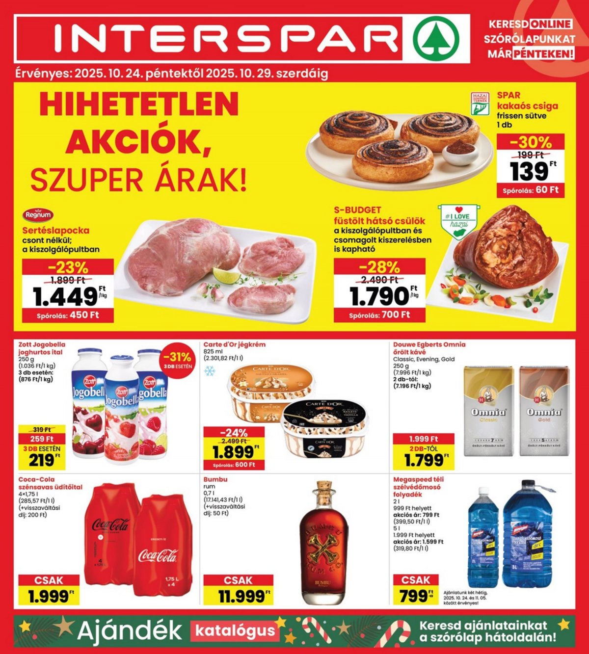 INTERSPAR akciós újság od 24. 10. 2025 do 29. 10. 2025