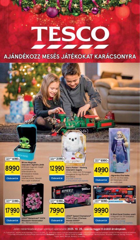 TESCO Játék katalógus akciós újság od 30. 10. 2025 do 5. 11. 2025