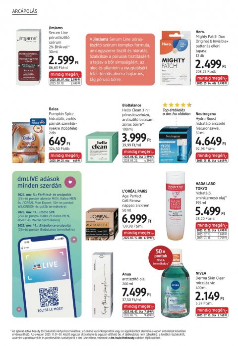 DM DROGERIE MARKT akciós újság