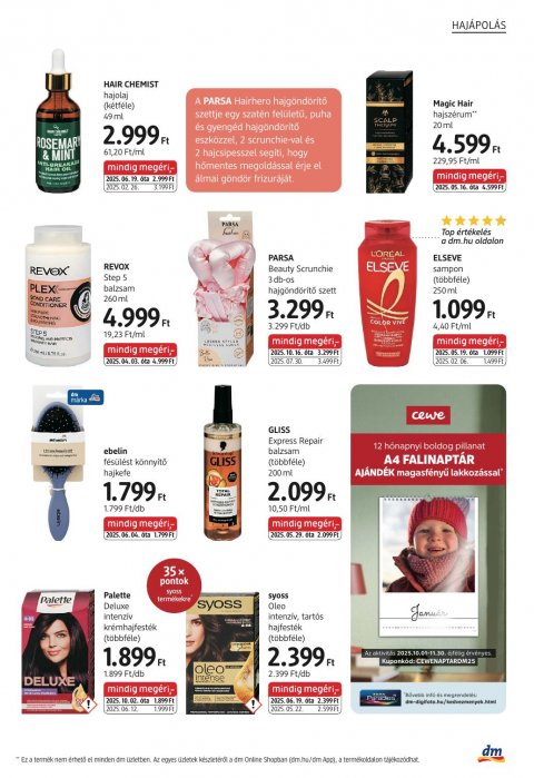 DM DROGERIE MARKT akciós újság