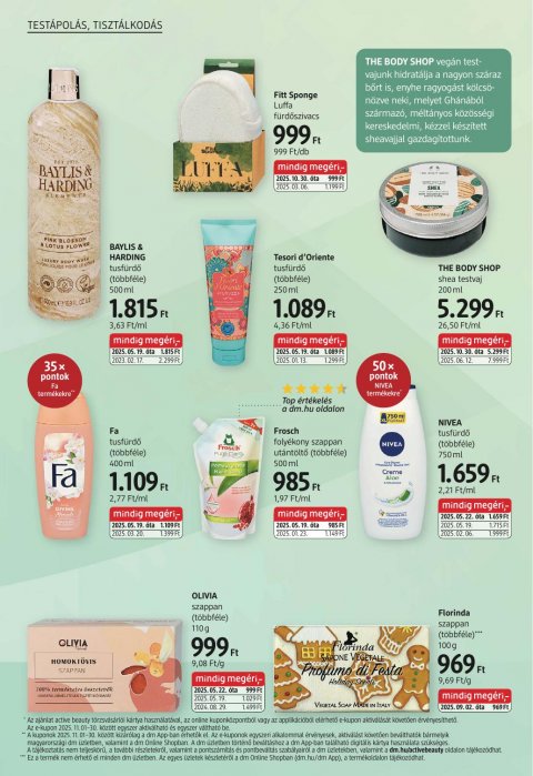 DM DROGERIE MARKT akciós újság