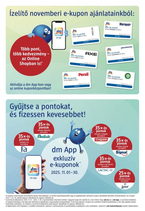 DM DROGERIE MARKT akciós újság