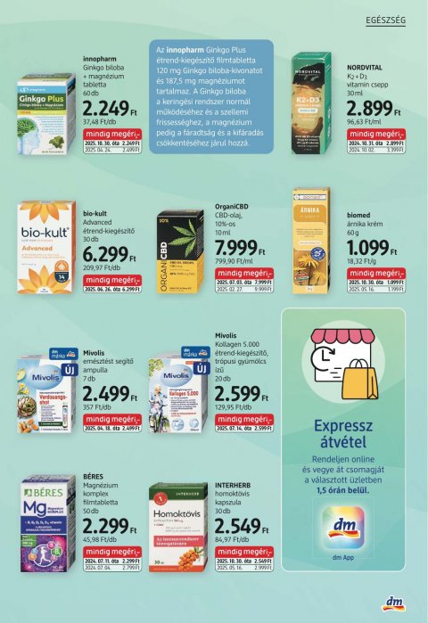 DM DROGERIE MARKT akciós újság