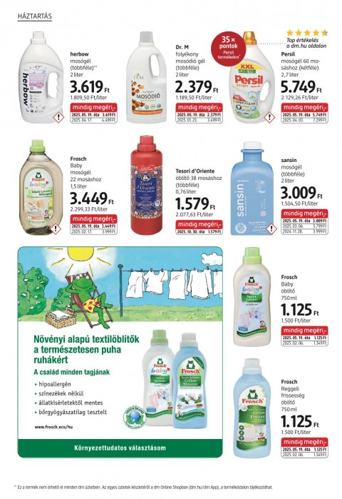 DM DROGERIE MARKT akciós újság